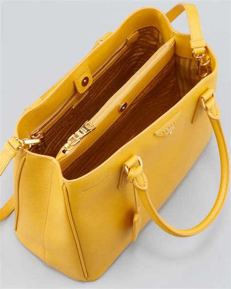 small yellow prada bag|prada adjustable shoulder.